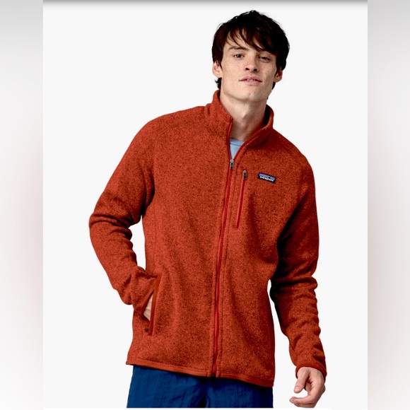 Patagonia Other - Patagonia Better Sweater Men’s L Pimento Red 1/4 Zip Fleece Pullover Jacket EUC